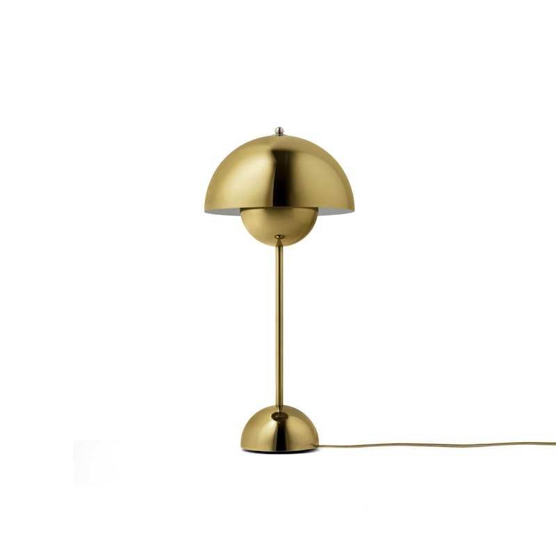 Flowerpot VP3 Bordlampe, Brass-Plated