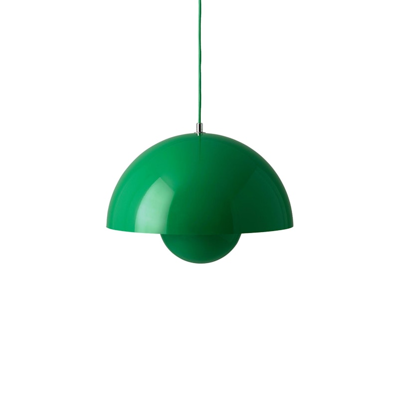 Flowerpot VP7 Pendel, Signal Green