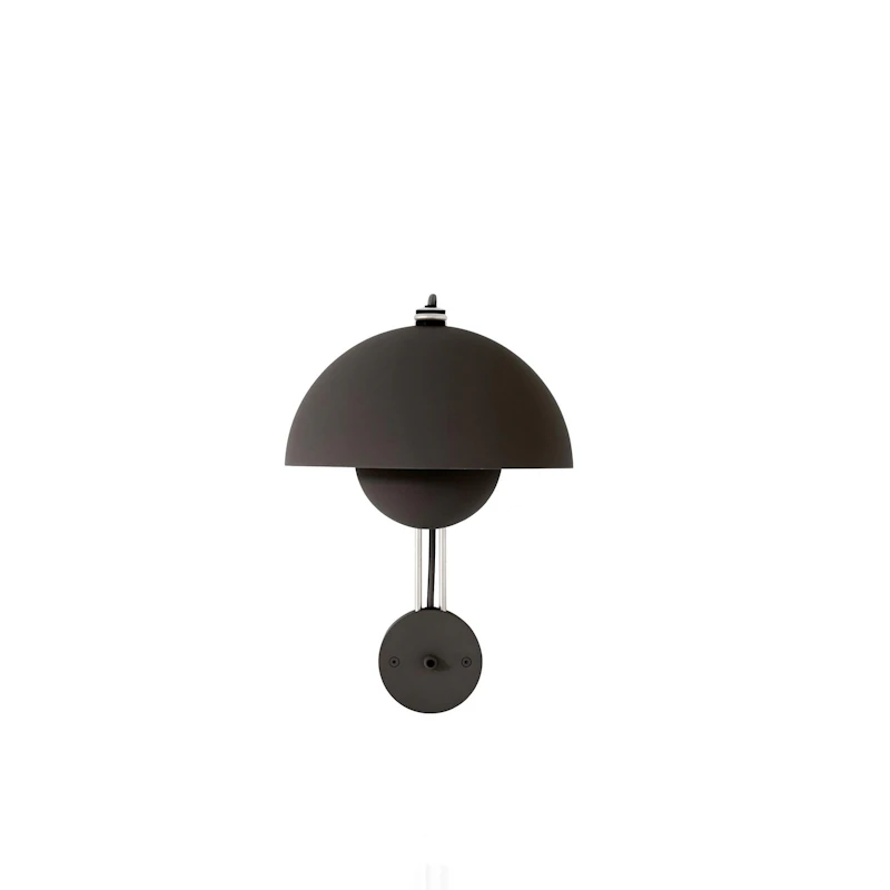 Flowerpot VP8 Vegglampe, Matt Black