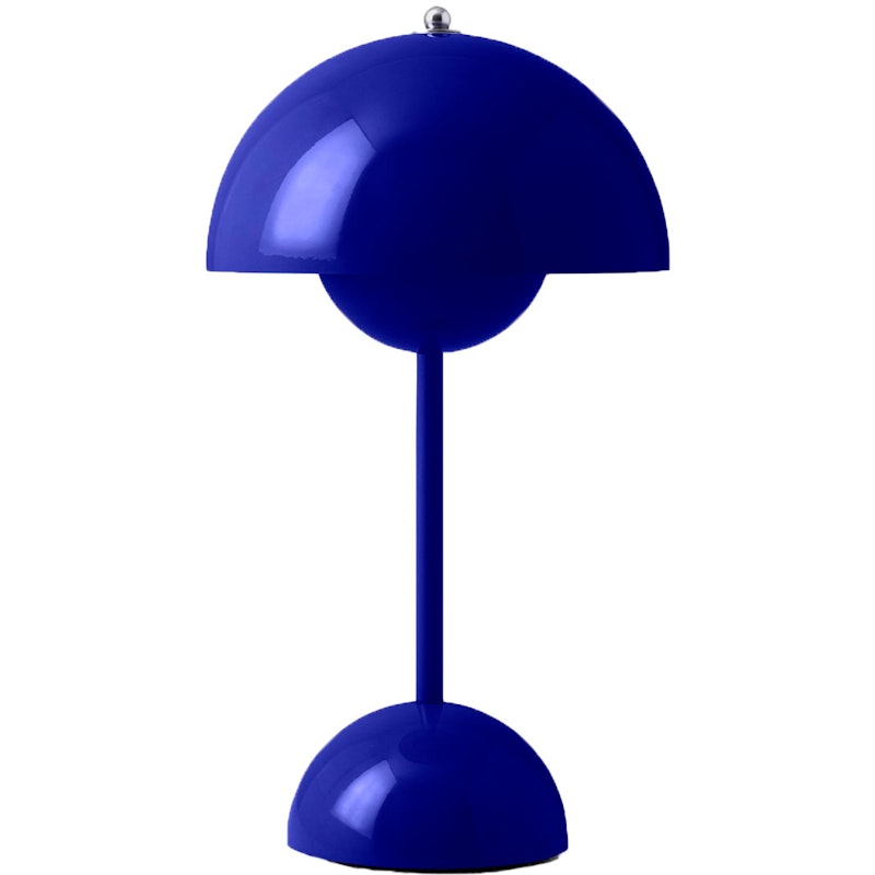 Flowerpot VP9 Bordlampe Bærbar, Cobalt Blue