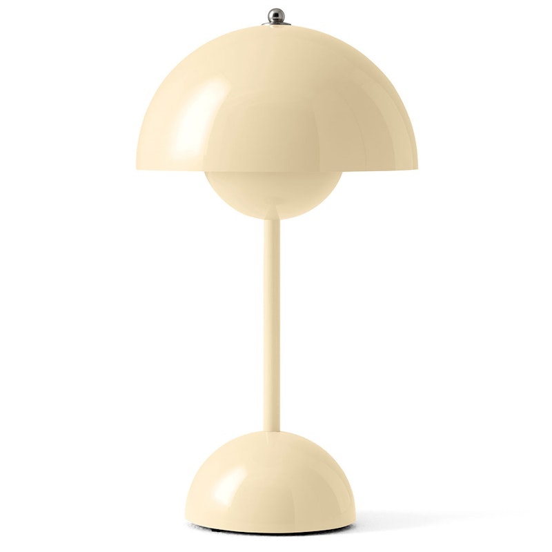 Flowerpot VP9 Bordlampe Bærbar, Ivory