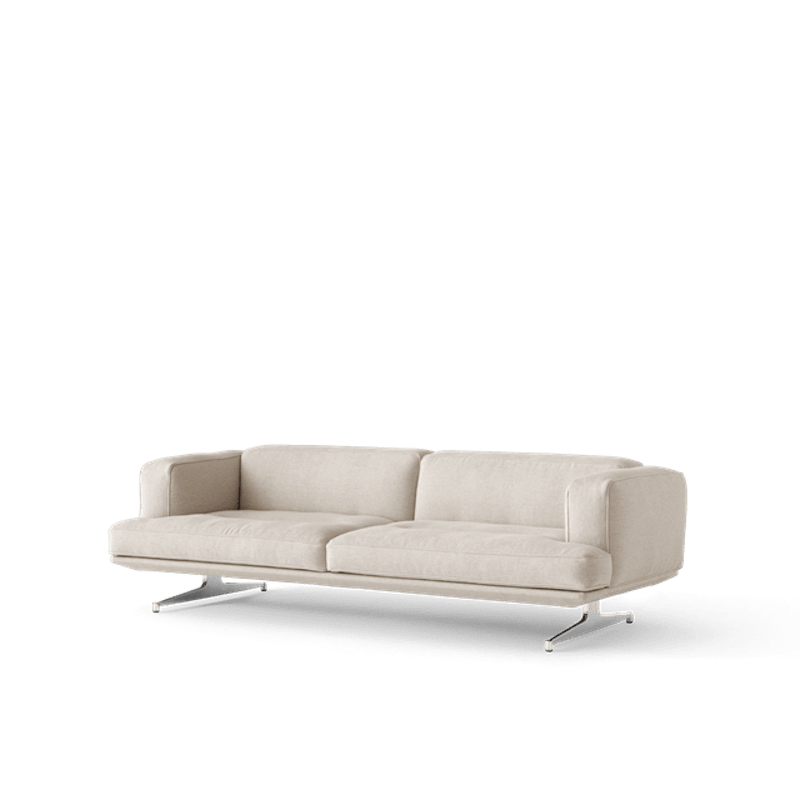 Inland AV23 Sofa 3-Seters Clay 0011/Polert Aluminium
