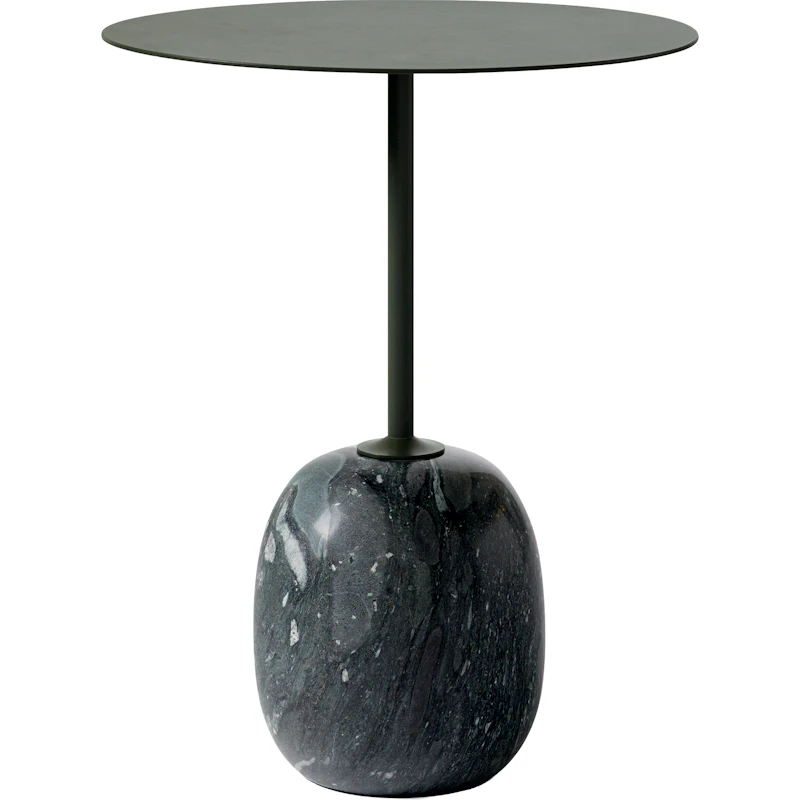 Lato LN8 Bord 40 cm, Deep Green / Verde Grigio Marble