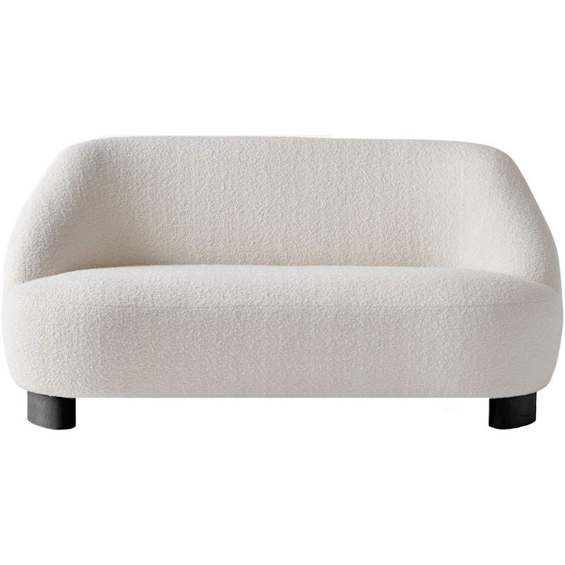 Margas LC3 Sofa 2-seters, Svart/Karakorum 001