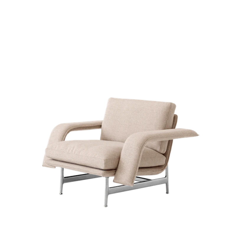 Meantime AV29 Lenestolsofa Polert Aluminium/Hallingdal 0220