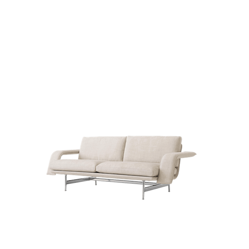 Meantime AV30 2-Seters Sofa Polert Aluminium/Ecriture 0210