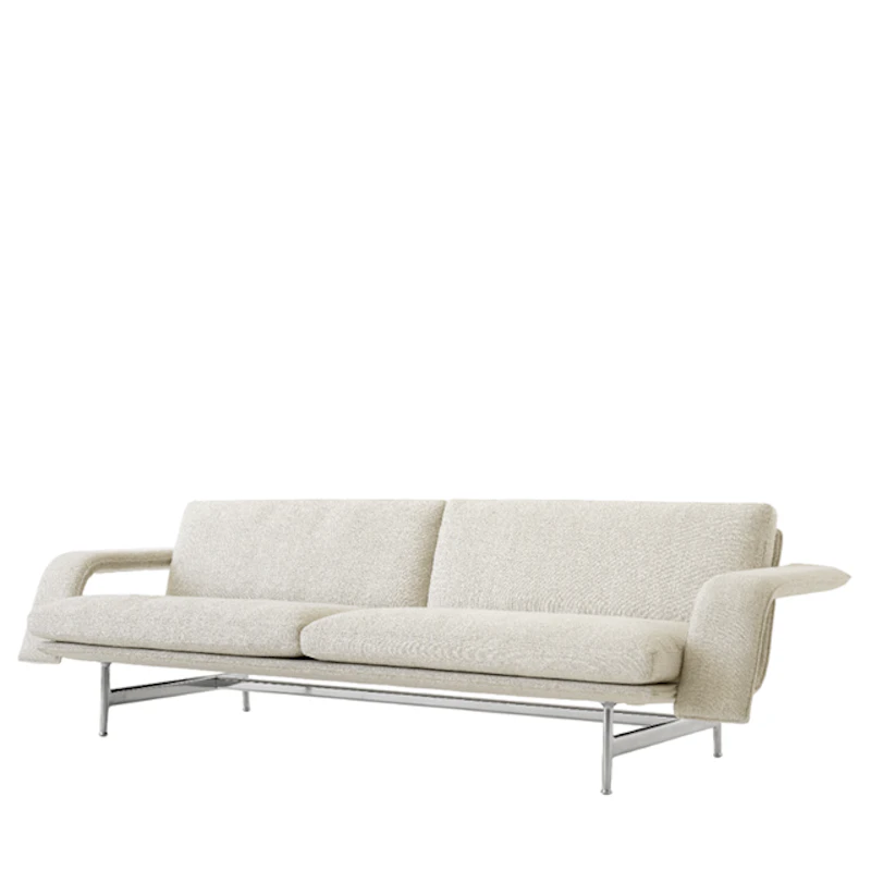 Meantime AV31 3-Seters Sofa Polert Aluminium/Ecriture 0210