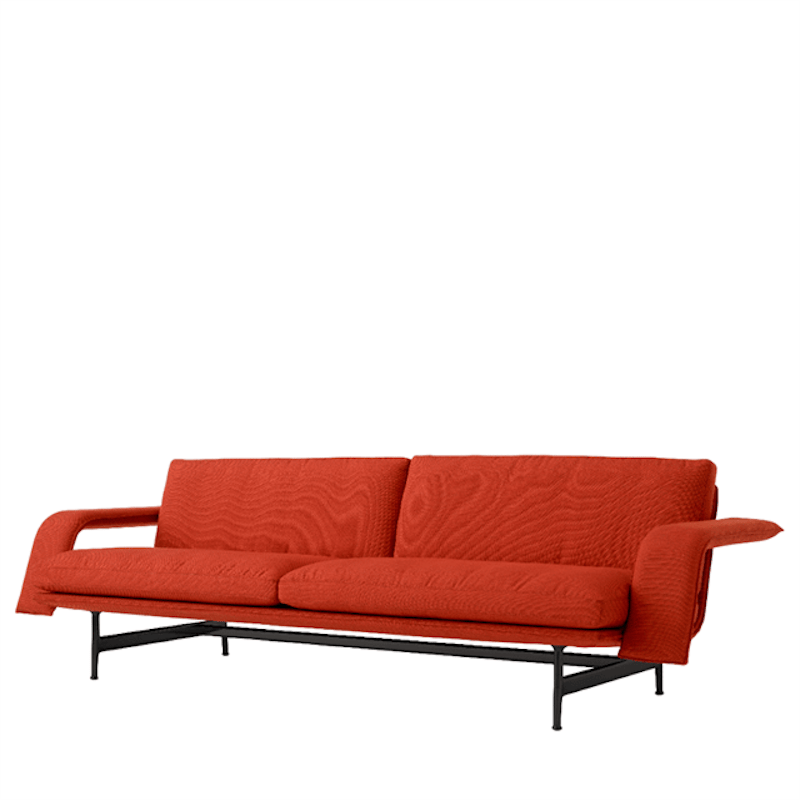 Meantime AV31 3-Seters Sofa Varm Sort/Fiord 0571