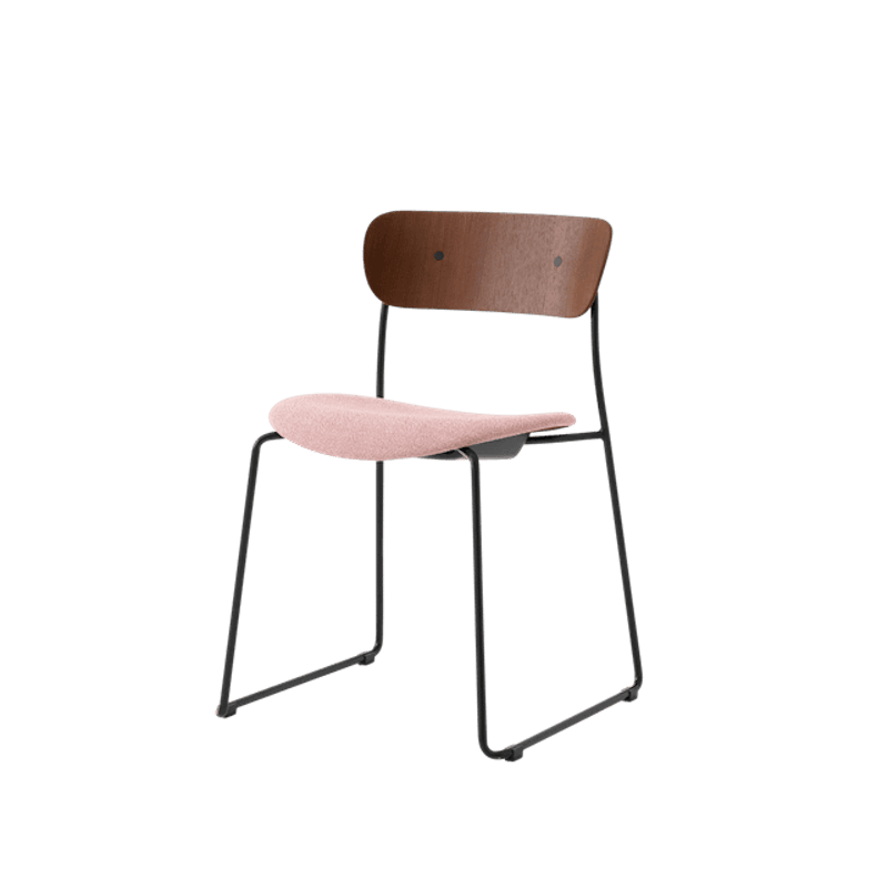 Pavilion AV52 Spisestol Polstret Sete Sort/Ecriture