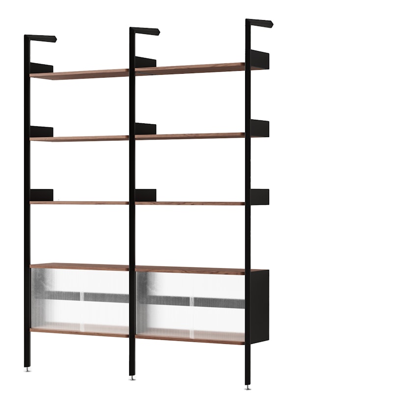Rombe IF3/IF6 Hyllesystem Config E, Valnøtt