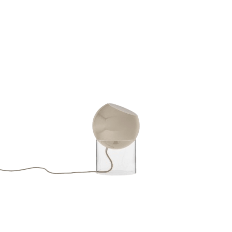 Topan VP13 Bordlampe Klar Akryl/Gråbeige