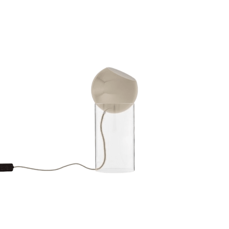 Topan VP14 Gulvlampe Klar Akryl/Gråbeige