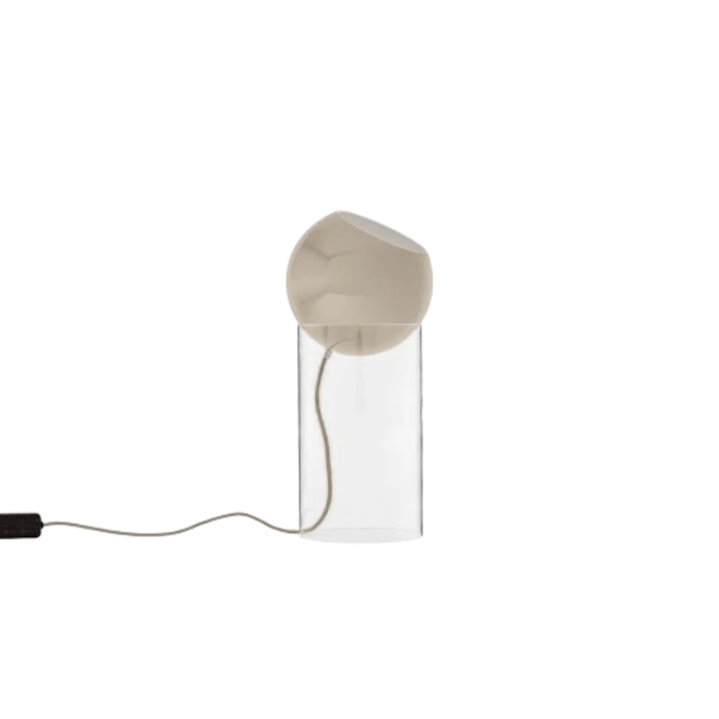 Topan VP14 Gulvlampe Klar Akryl/Gråbeige