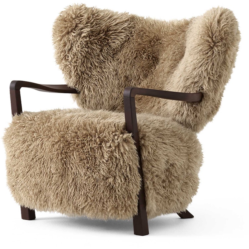 Wulff ATD2 Loungestol, Valnøtt / Sheepskin Honey