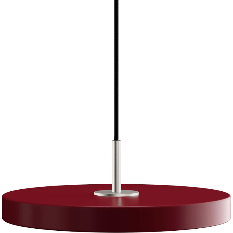 Asteria Plus Pendel Mini, Ruby Red / Steel