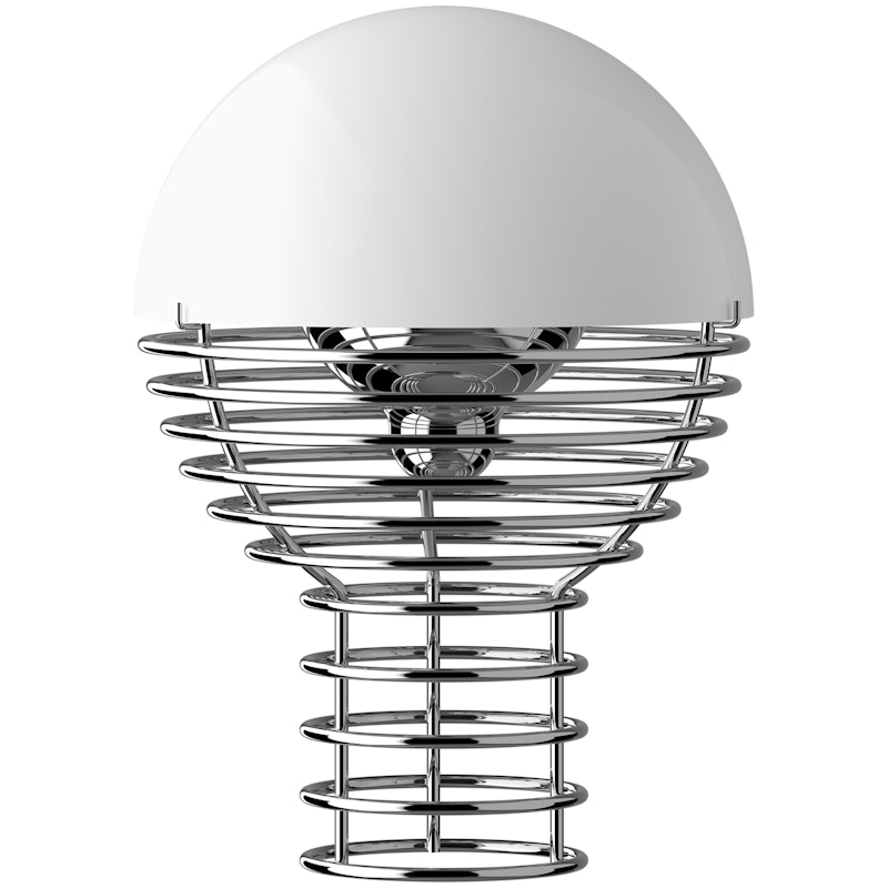 Wire Bordlampe Bærbar Ø18, Hvit