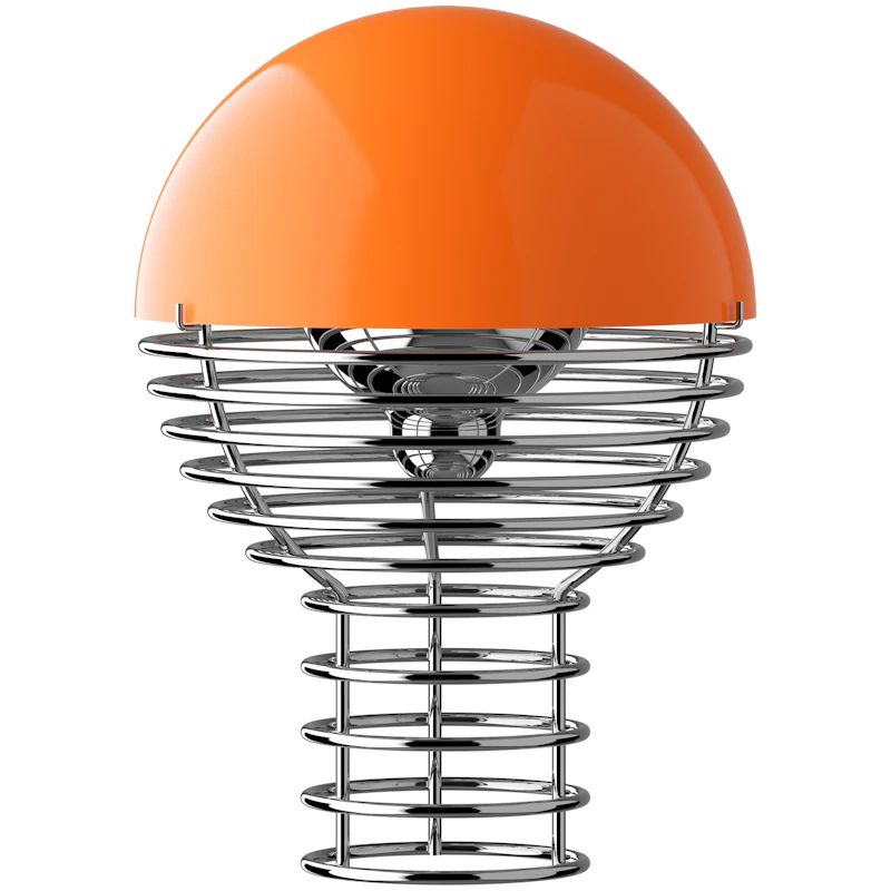 Wire Bordlampe Bærbar Ø18, Oransje