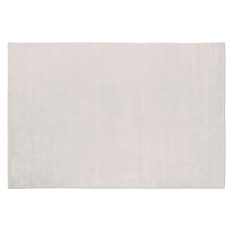 145 Teppe Bambus / Ull 200x300 cm, Lysegrå