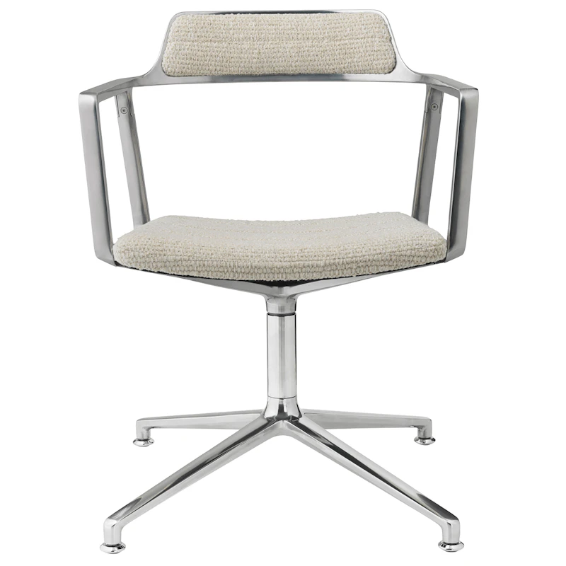 452 Svingstol Med Føtter, Wavy Off-white