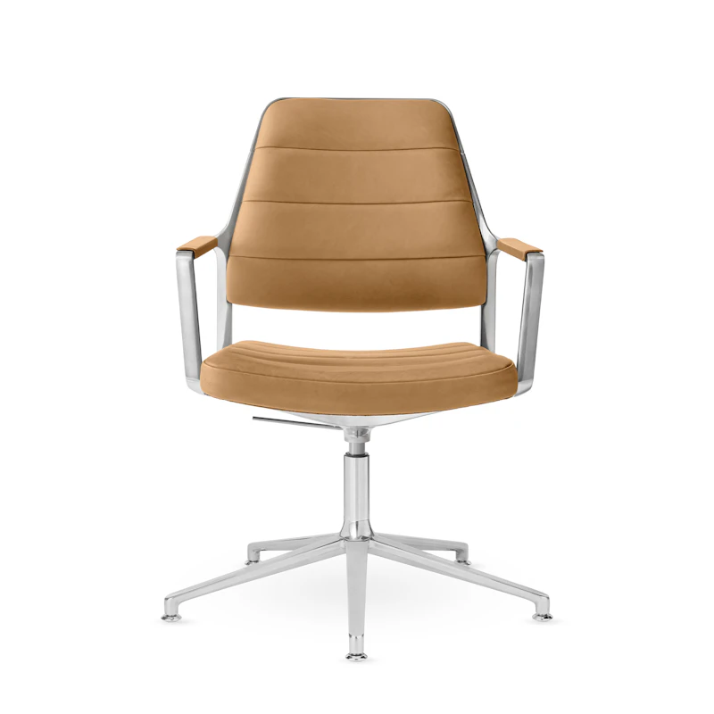 455+ Svingstol, Camel Leather