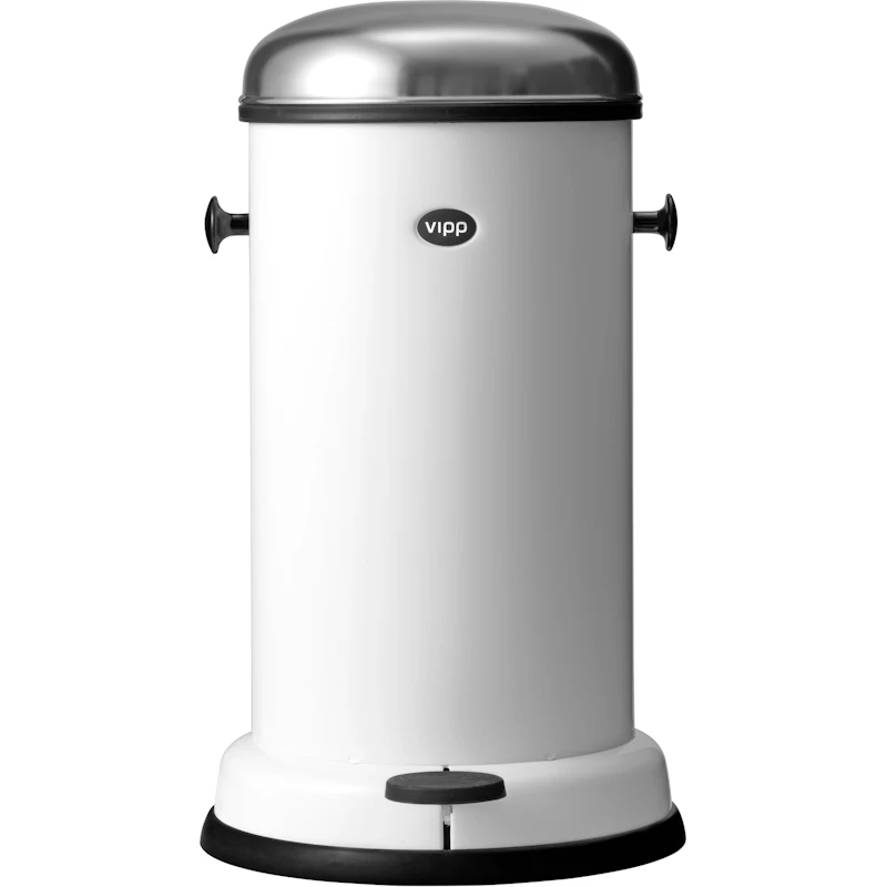15 Pedalbøtte Hvit, 14 L
