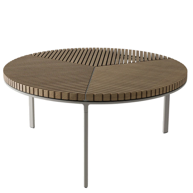 Vipp716 Open-Air Salongbord Ø90 cm, Teak