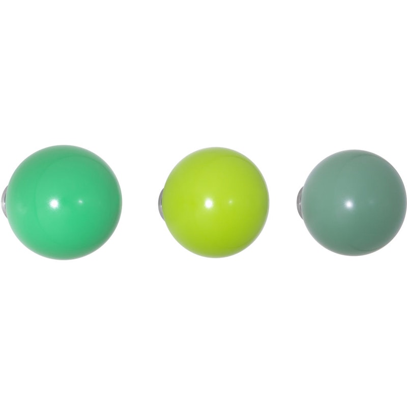 Coat Dots Knott 3-pk, Grønn