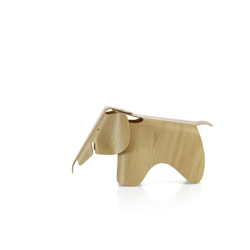 Eames Elephant Krakk Klarlakkert Kastanje