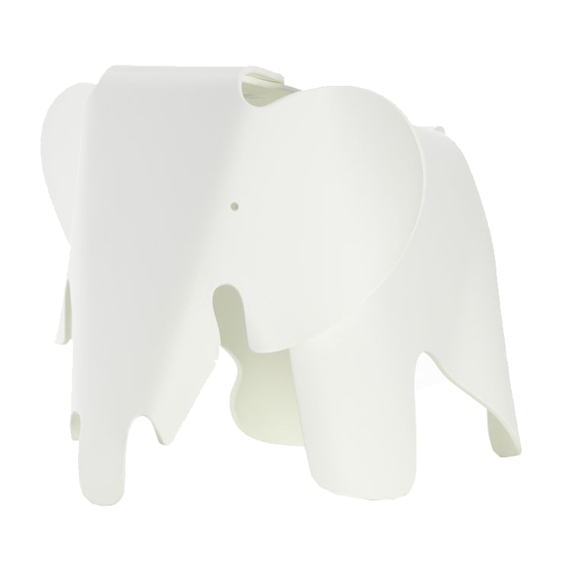 Eames Elephant Small Leketøy, Hvitt