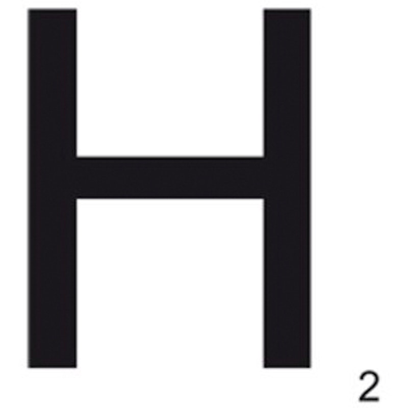 Letter H Plakat