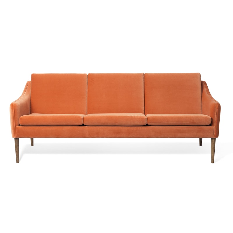 Mr. Olsen 3-Seter Sofa, Rusty Rose / Røkt Eik