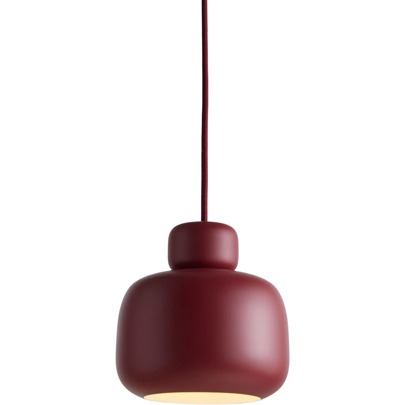 Stone Pendel 15,9 cm, Deep Red
